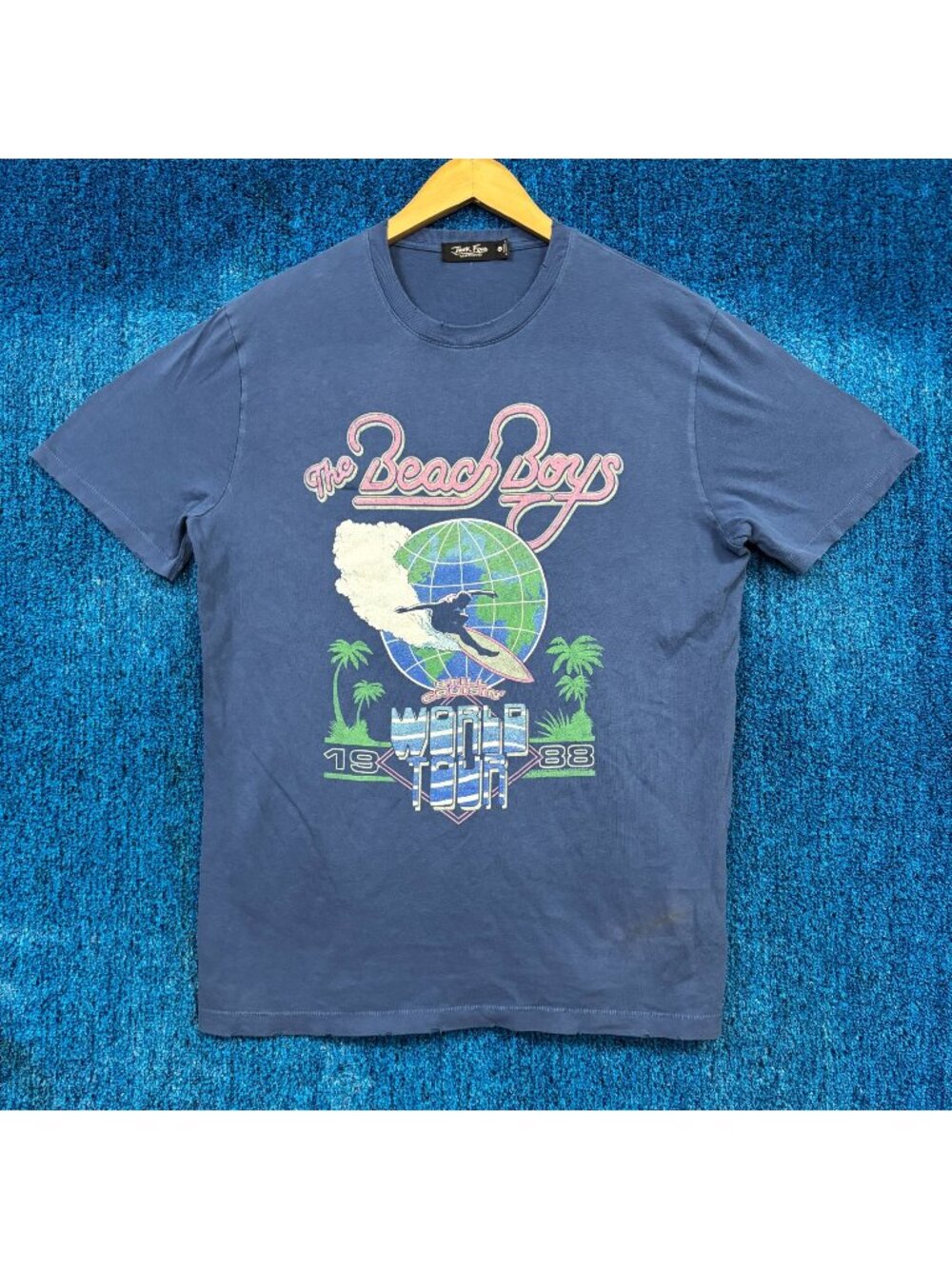 The Beach Boys Still Cruising 1988 Rock Blue T-Shirt Size Large